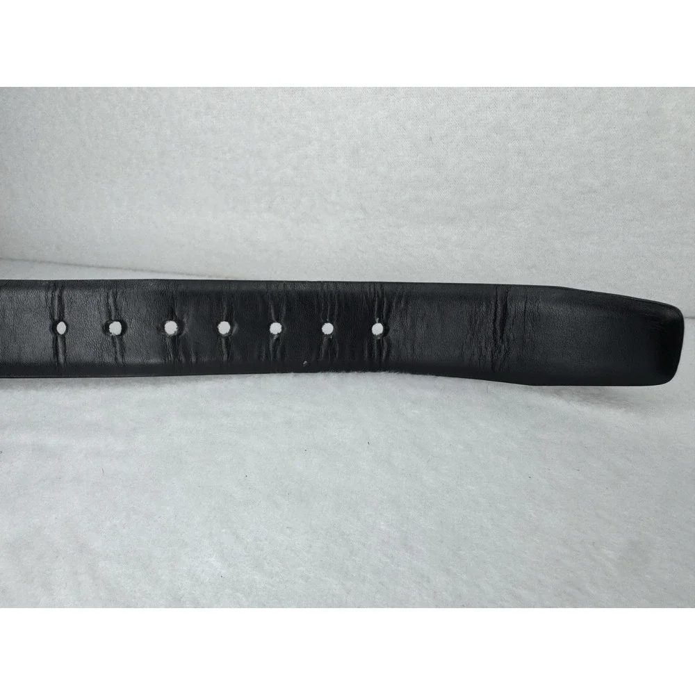 PGA Tour Men's Reversible Leather Golf Belt Black Gray Sz 36